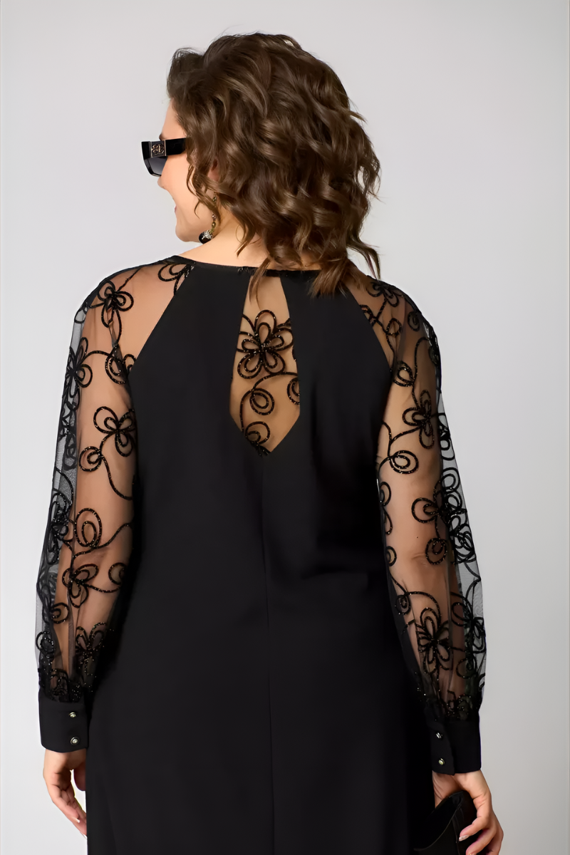 Ropa elegante con mangas de encaje