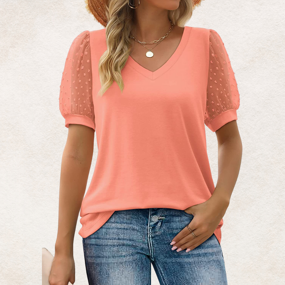 Top Elegante con Escote en V