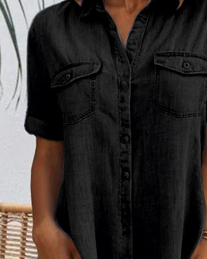 Vestido Camisa de Denim