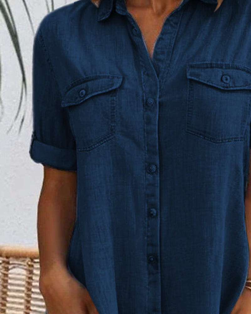 Vestido Camisa de Denim