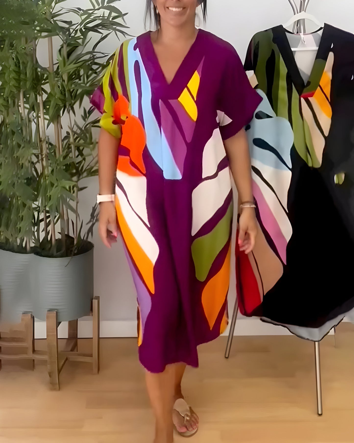 Vestido de hojas