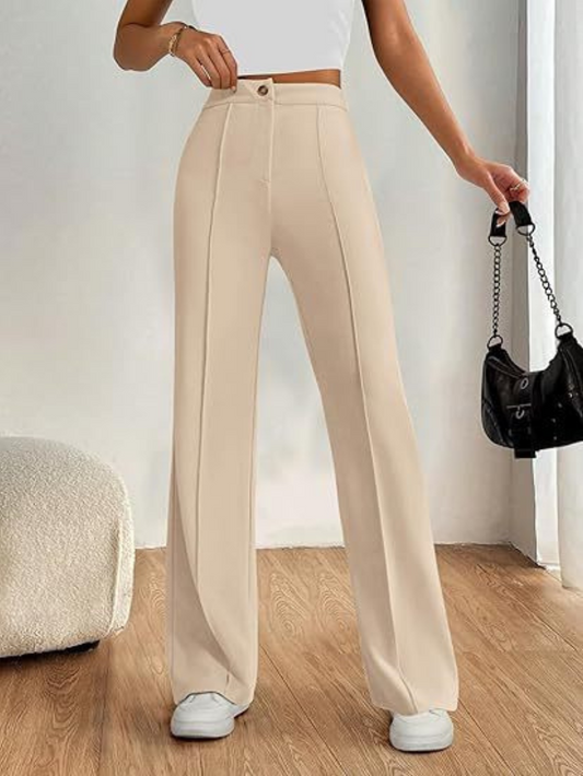 Pantalón de Cintura Alta de Moda