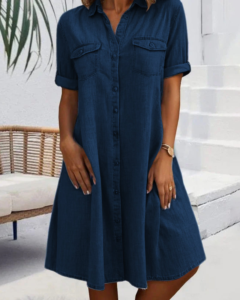 Vestido Camisa de Denim