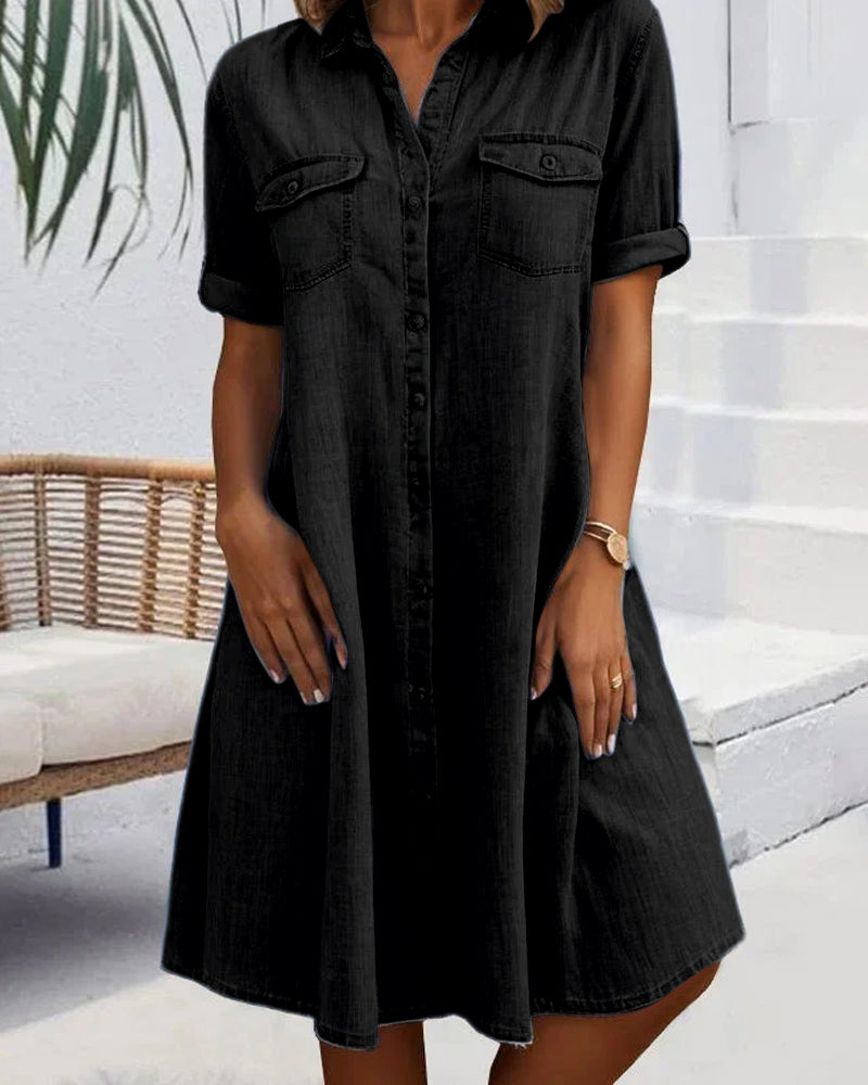 Vestido Camisa de Denim