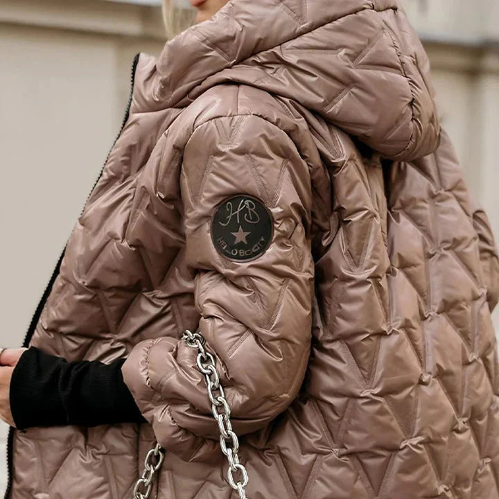 Chaqueta caliente y moderna