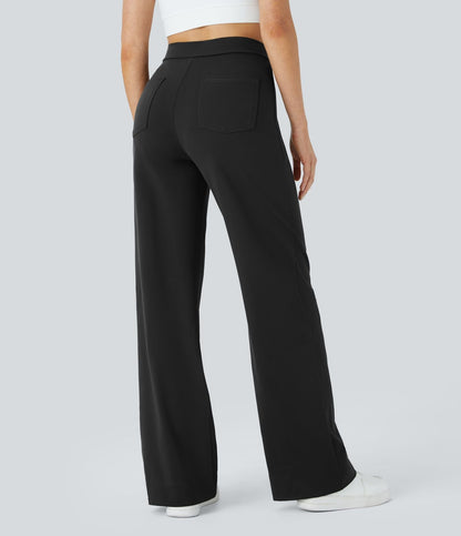 Pantalón Elástico de Cintura Alta