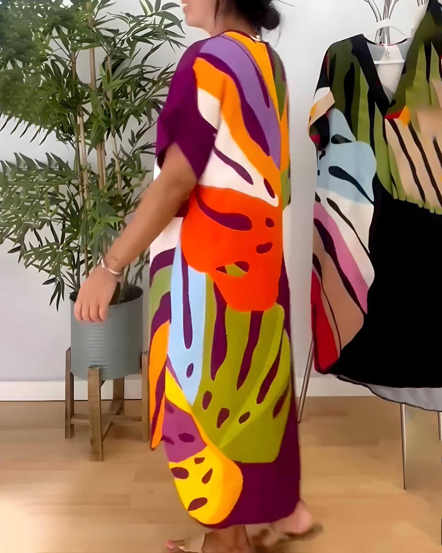 Vestido de hojas