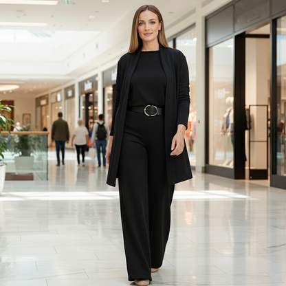 Conjunto Mujer Chic y Cómodo en Tres Piezas