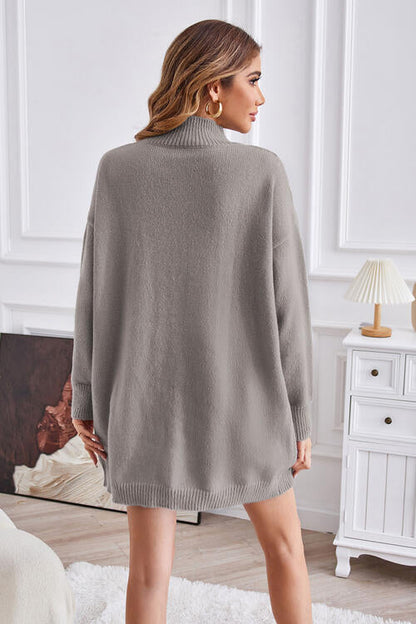 Suéter de Damas Tricotado de Moda con Cuello Redondo