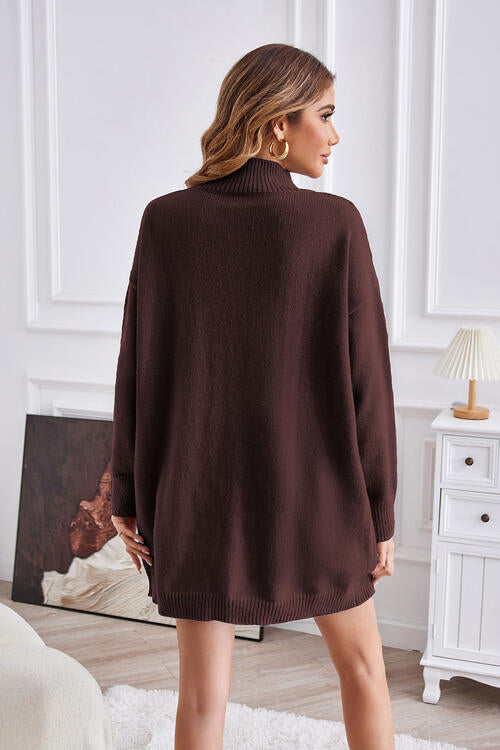 Suéter de Damas Tricotado de Moda con Cuello Redondo