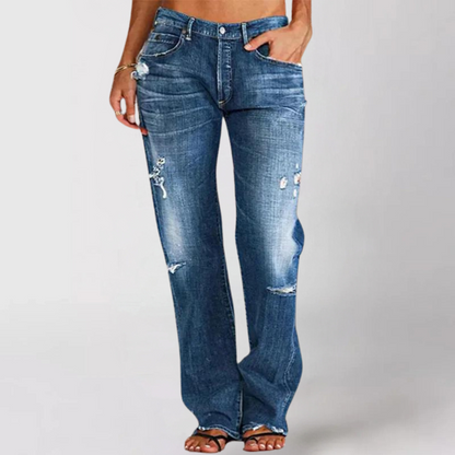 Jean de Denim con Piernas Amplias