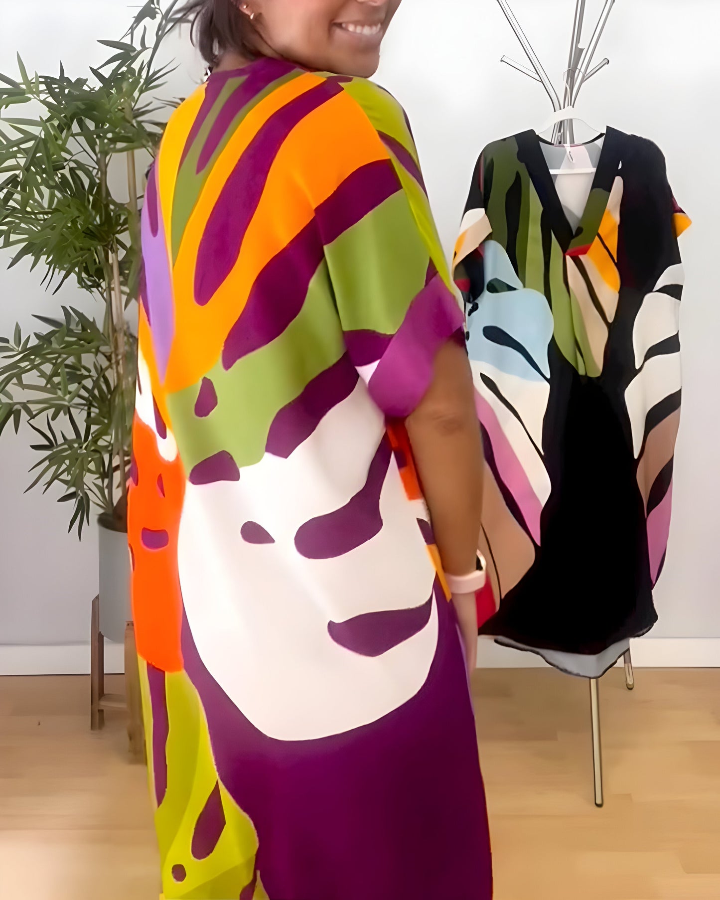 Vestido de hojas