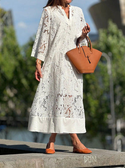Ropa Midi Elegante con Bordado