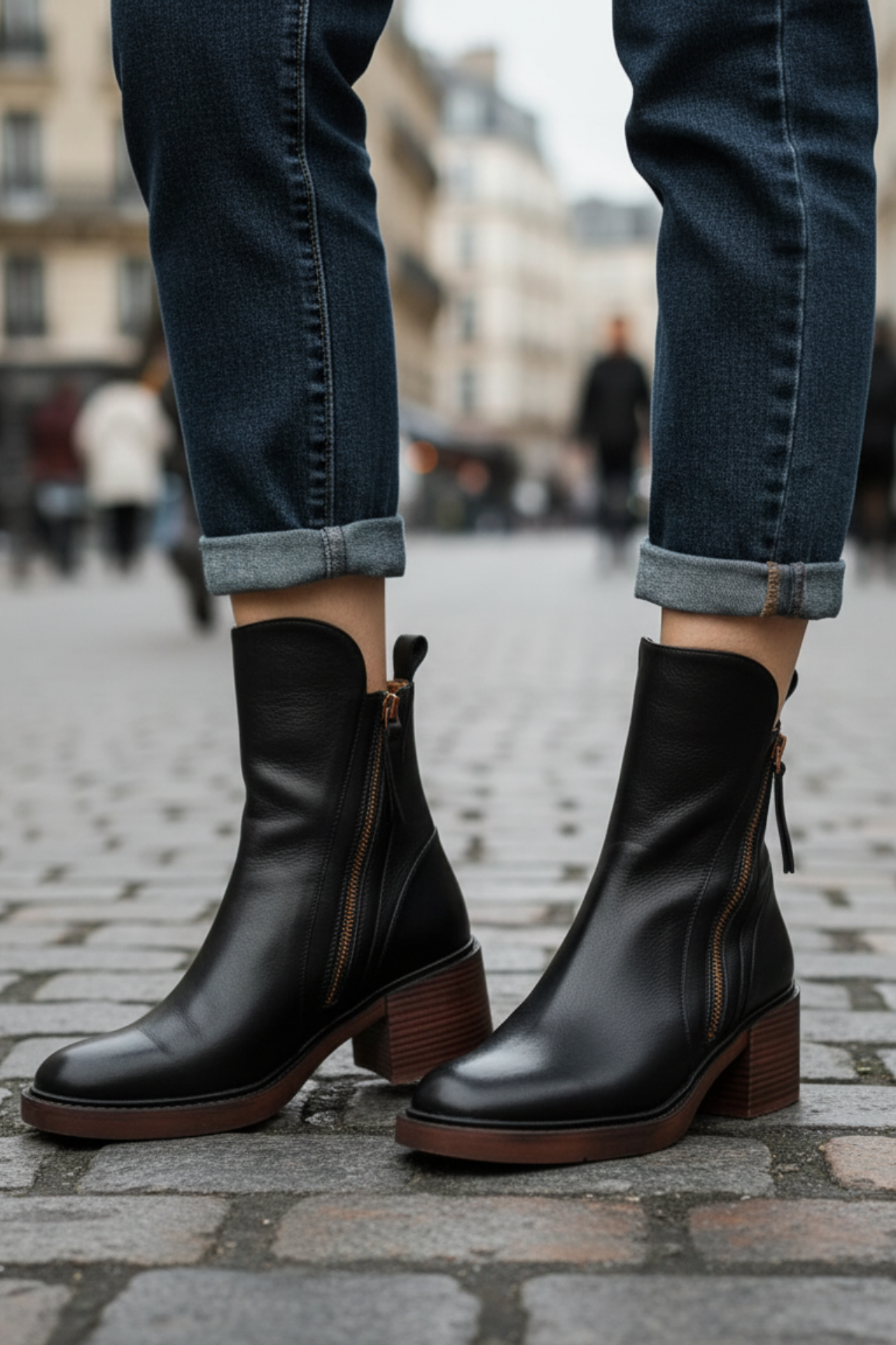 Botas altas con tacones