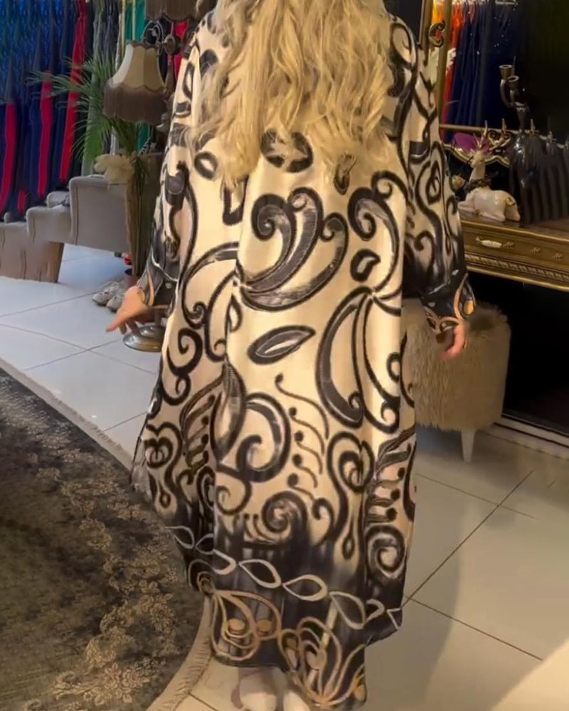 Ropa elegante con estampado