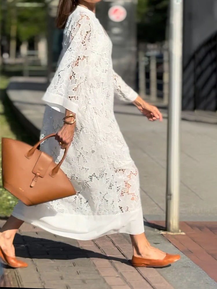 Ropa Midi Elegante con Bordado