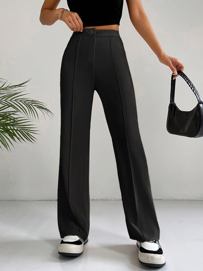 Pantalón de Cintura Alta de Moda