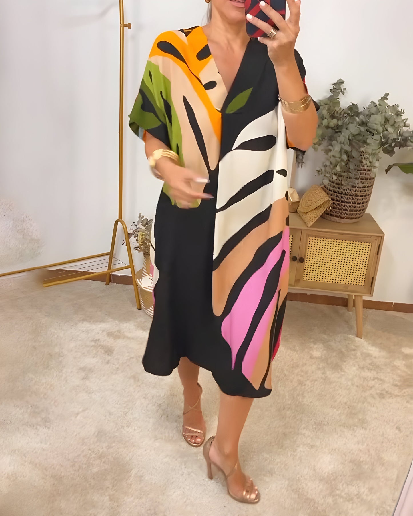 Vestido de hojas