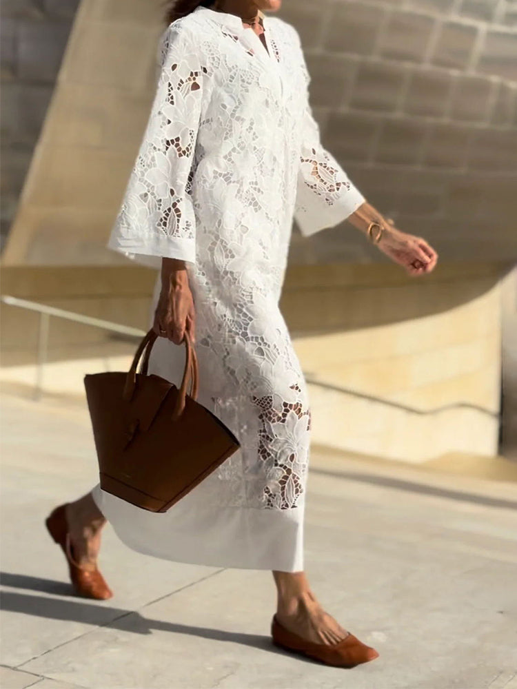 Ropa Midi Elegante con Bordado