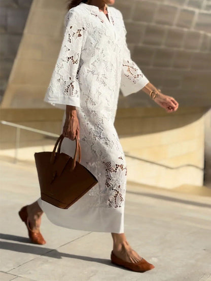 Ropa Midi Elegante con Bordado