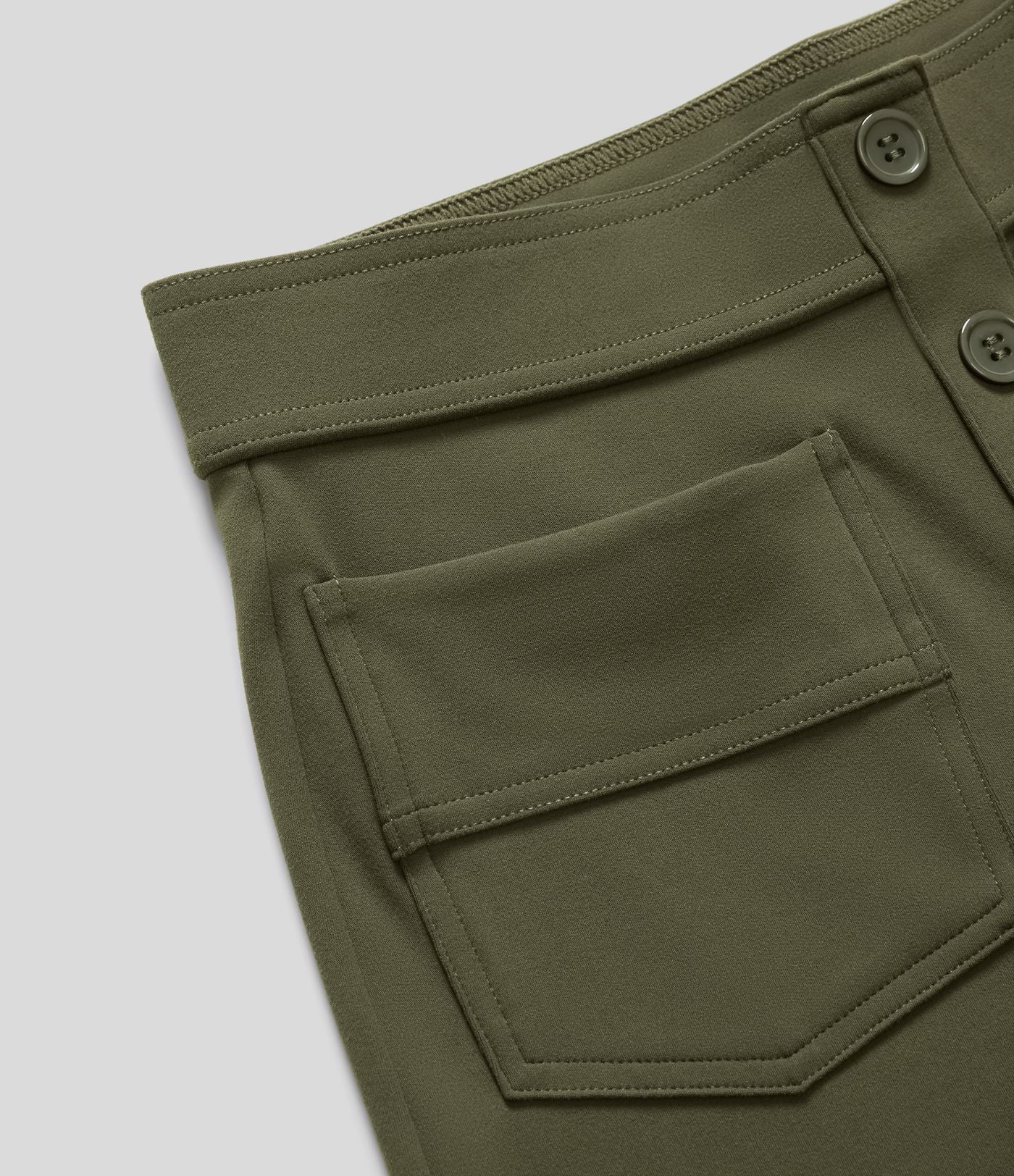Pantalón Elástico de Cintura Alta