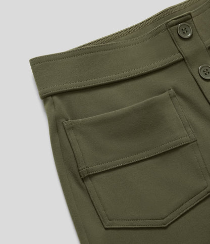 Pantalón Elástico de Cintura Alta