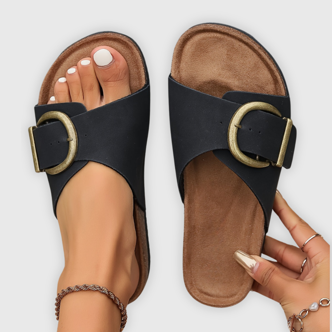 Sandalias confort-chic