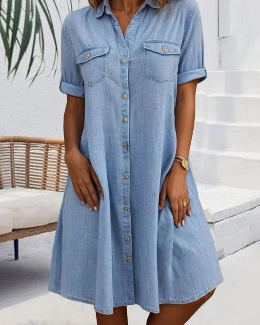 Vestido Camisa de Denim