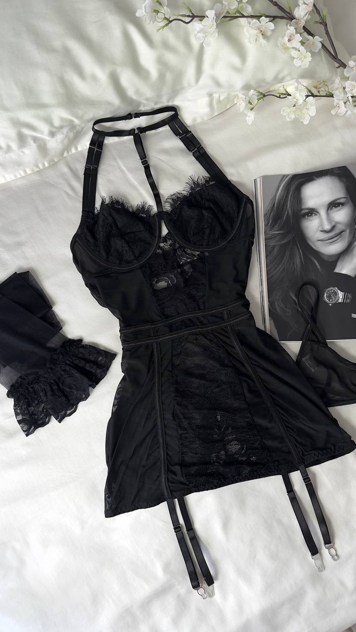 Conjunto de Lencería Allure (3 piezas)