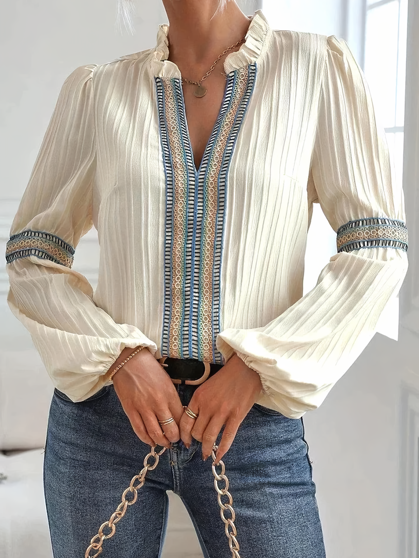 Blusa de Encaje