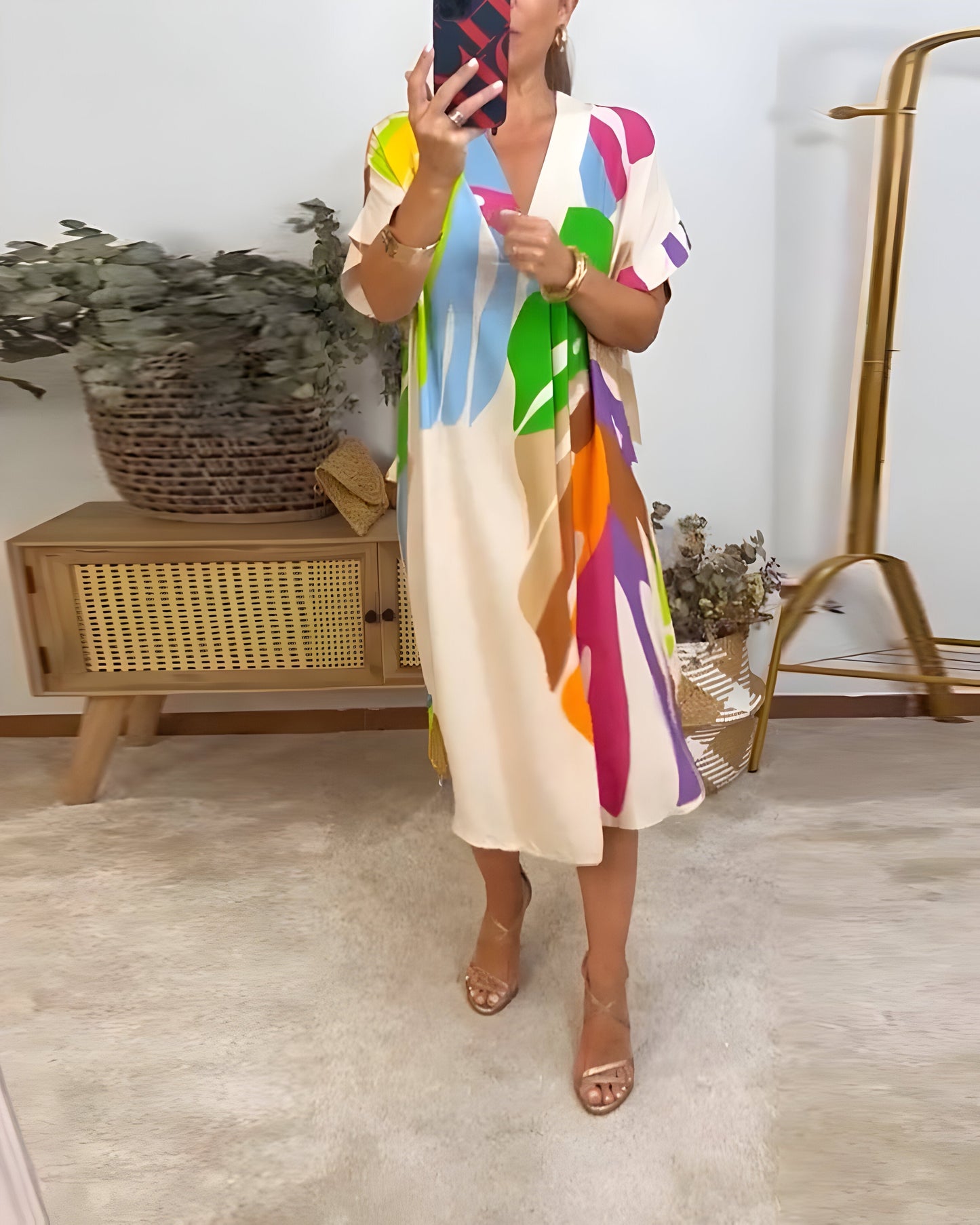 Vestido de hojas