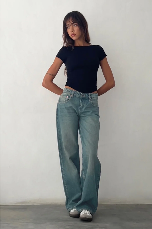 Jeans de Cintura Baja