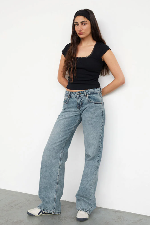 Jeans de Cintura Baja