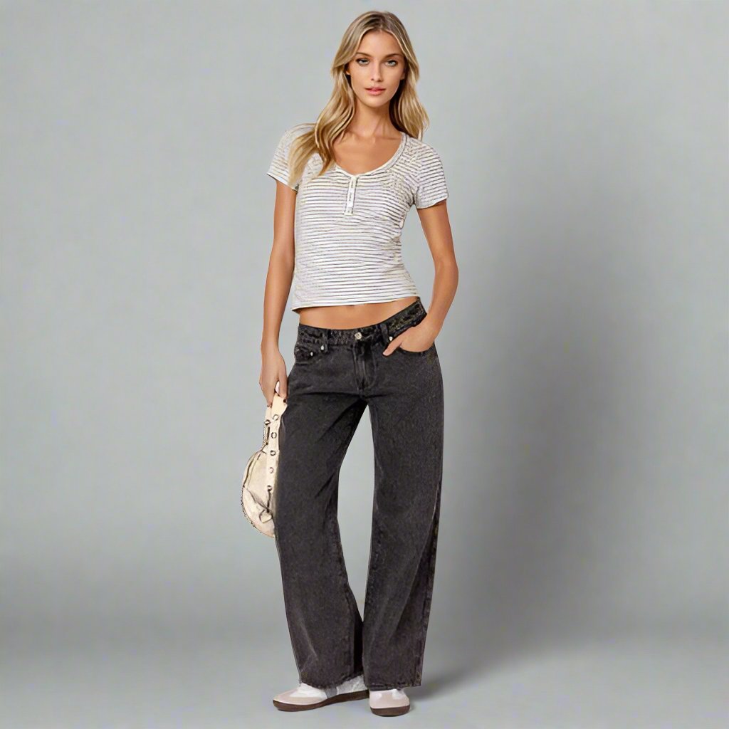 Jeans de Cintura Baja