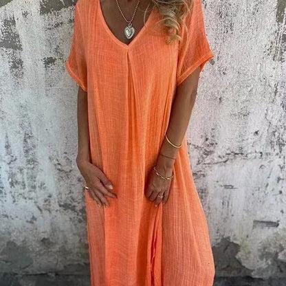 Ropa Suelta con Cuello en V