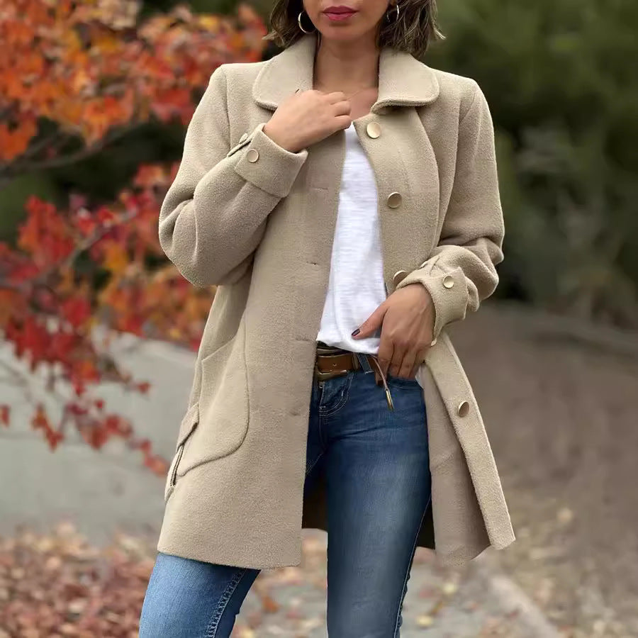 Chaqueta de otoño de lujo