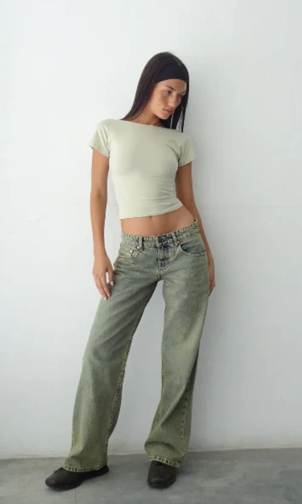 Jeans de Cintura Baja