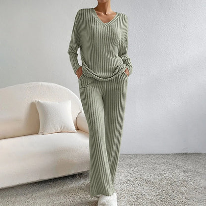 Conjunto de dos piezas de punto
