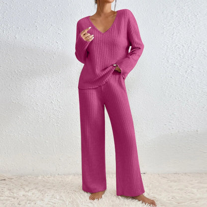 Conjunto de dos piezas de punto