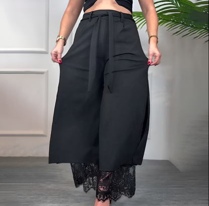 Pantalón Largo con Encaje