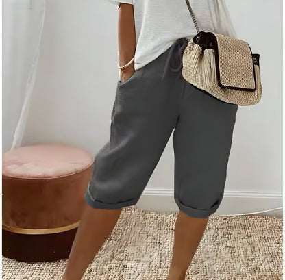 Pantalón Corto de Lino para Mujeres