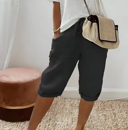 Pantalón Corto de Lino para Mujeres