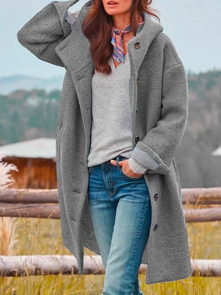Chaqueta de otoño con capucha