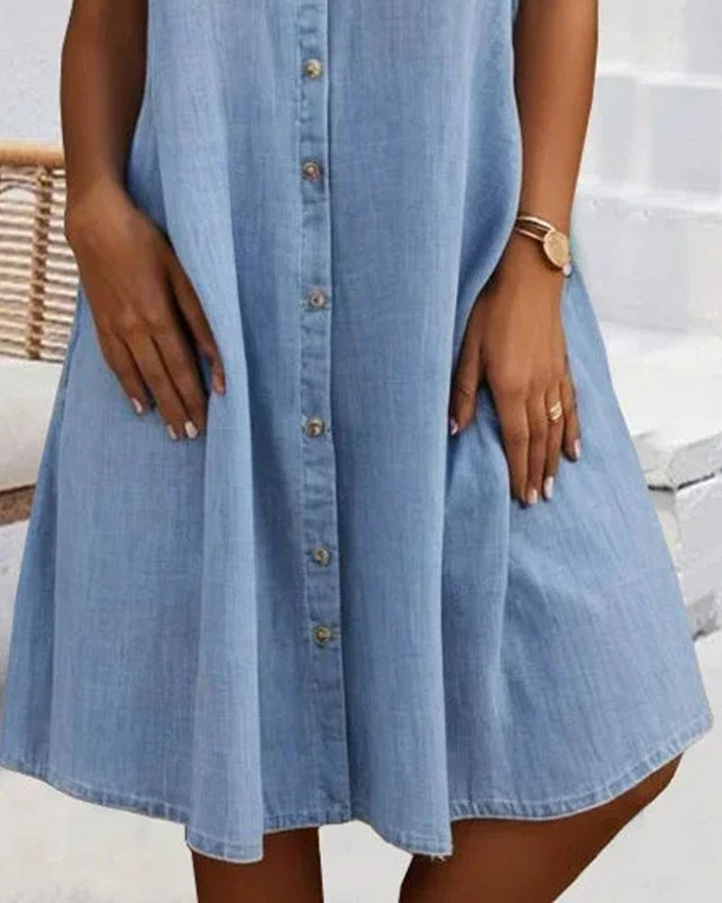 Vestido Camisa de Denim