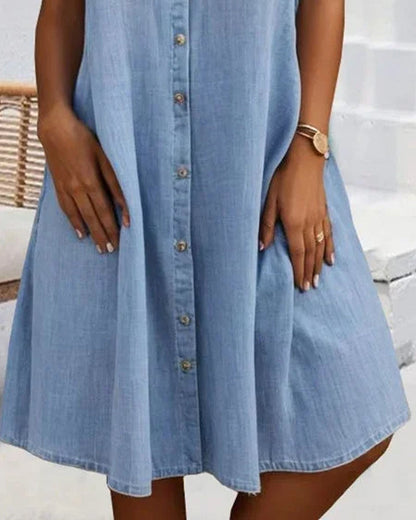 Vestido Camisa de Denim