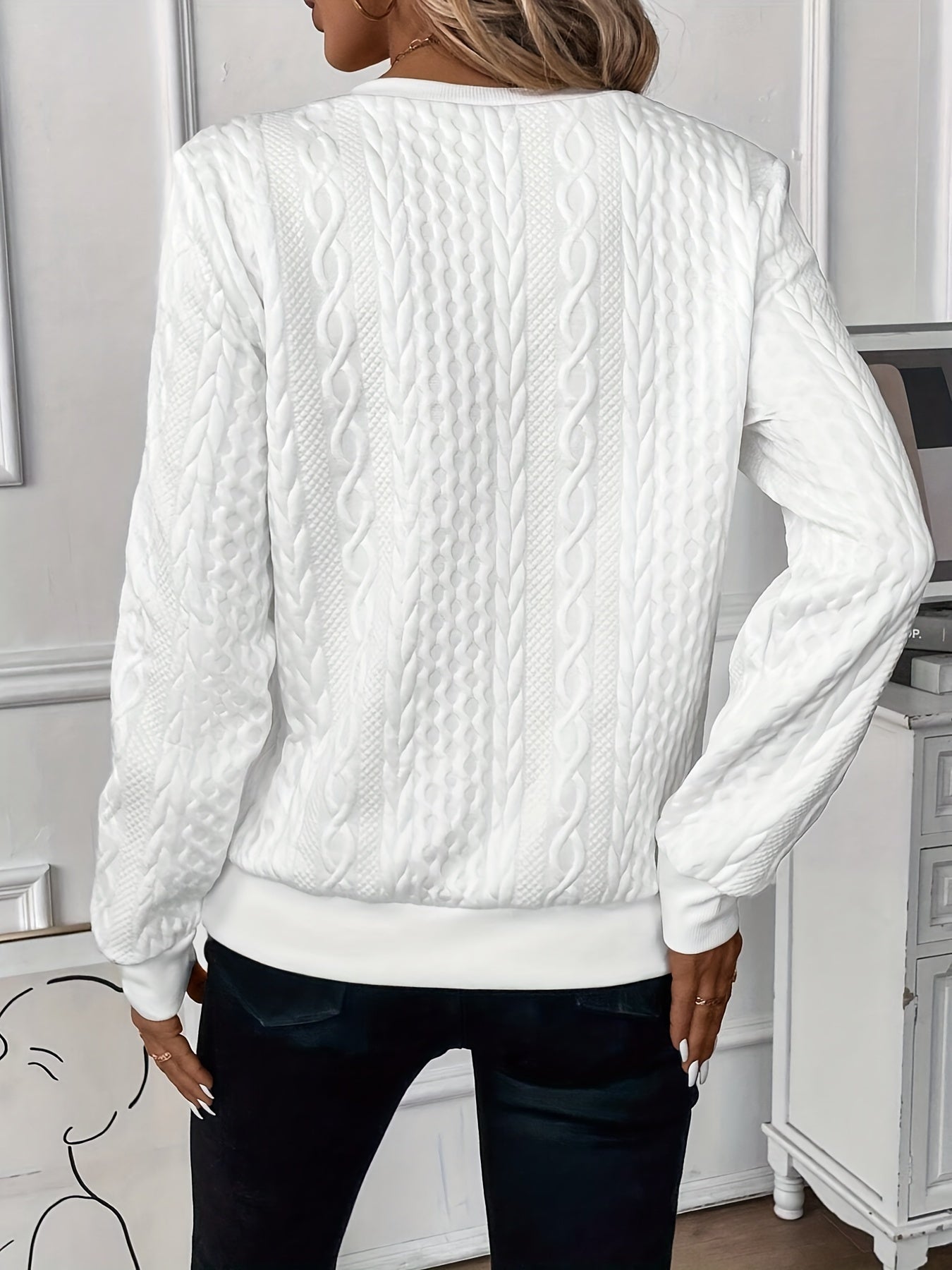 Suéter de Tricot Elegante y Estiloso