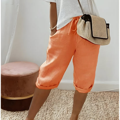 Pantalón Corto de Lino para Mujeres
