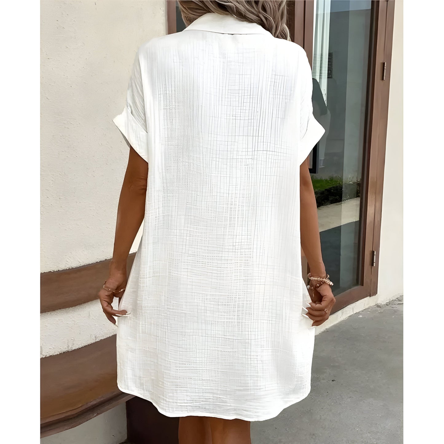 Ropa de Verano de Algodón con Cuello