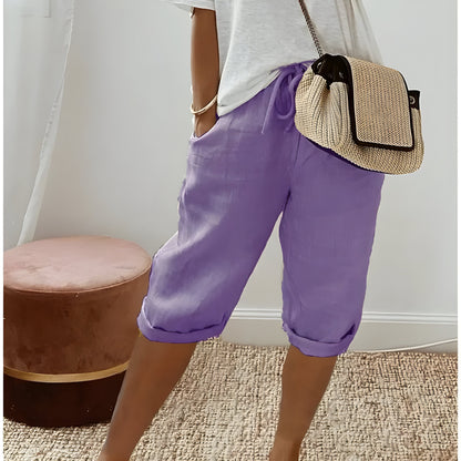 Pantalón Corto de Lino para Mujeres