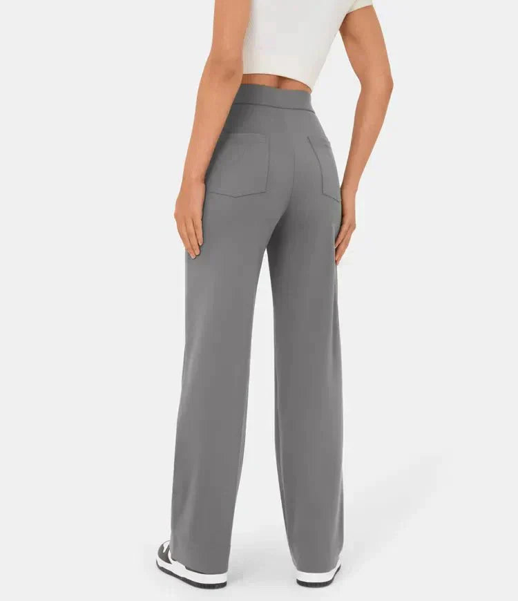 Pantalón Elástico de Cintura Alta